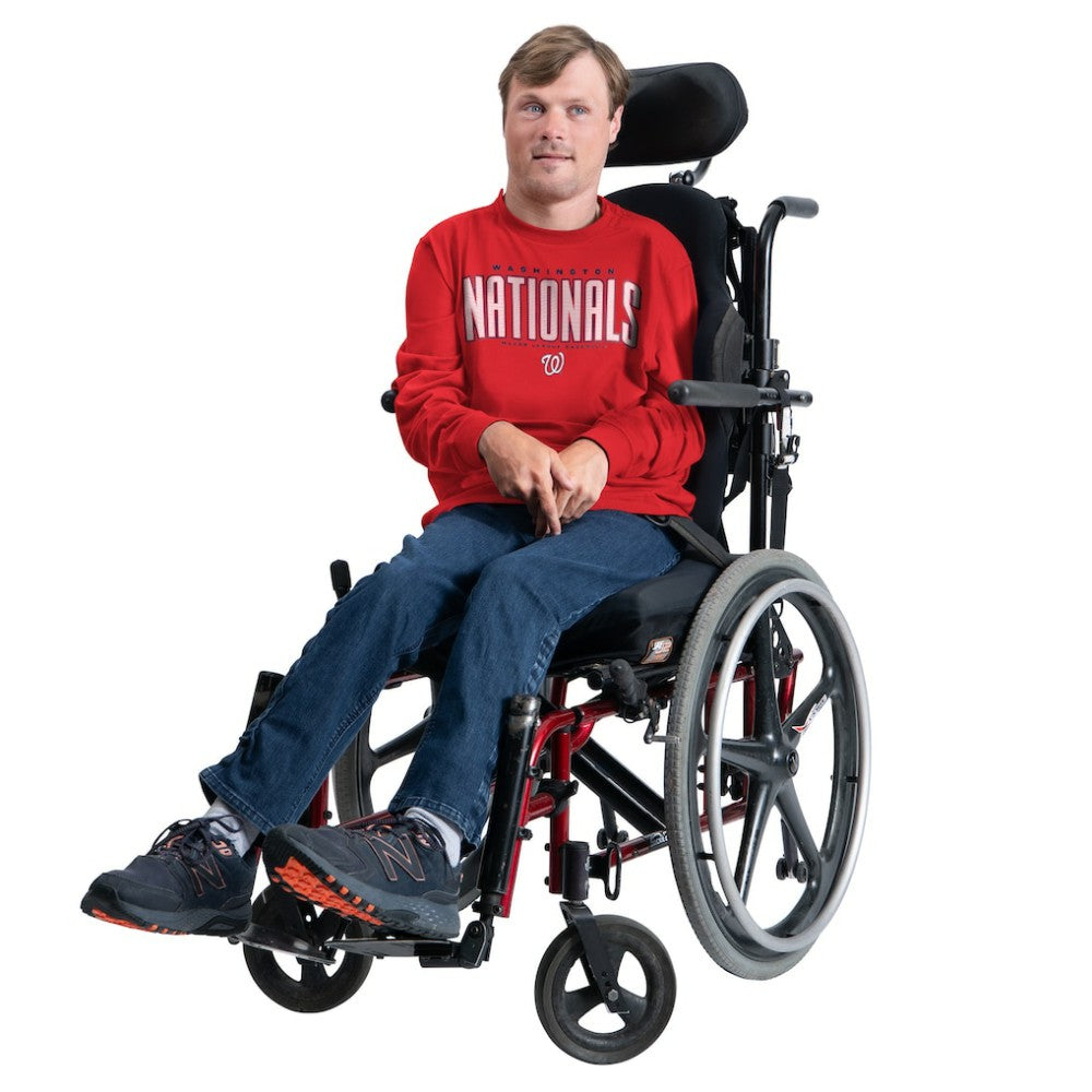 Washington Nationals G-III Sports by Carl Banks Adaptive Long Sleeve T-Shirt Red