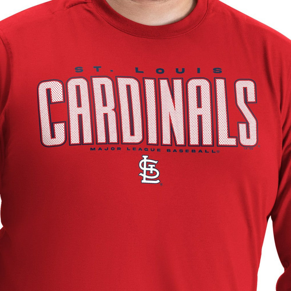 St. Louis Cardinals G-III Sports by Carl Banks Adaptive Long Sleeve T-Shirt Red