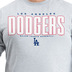 Los Angeles Dodgers G-III Sports by Carl Banks Adaptive Long Sleeve T-Shirt Gray