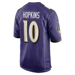 DeAndre Hopkins Baltimore Ravens Team Game Jersey - Purple