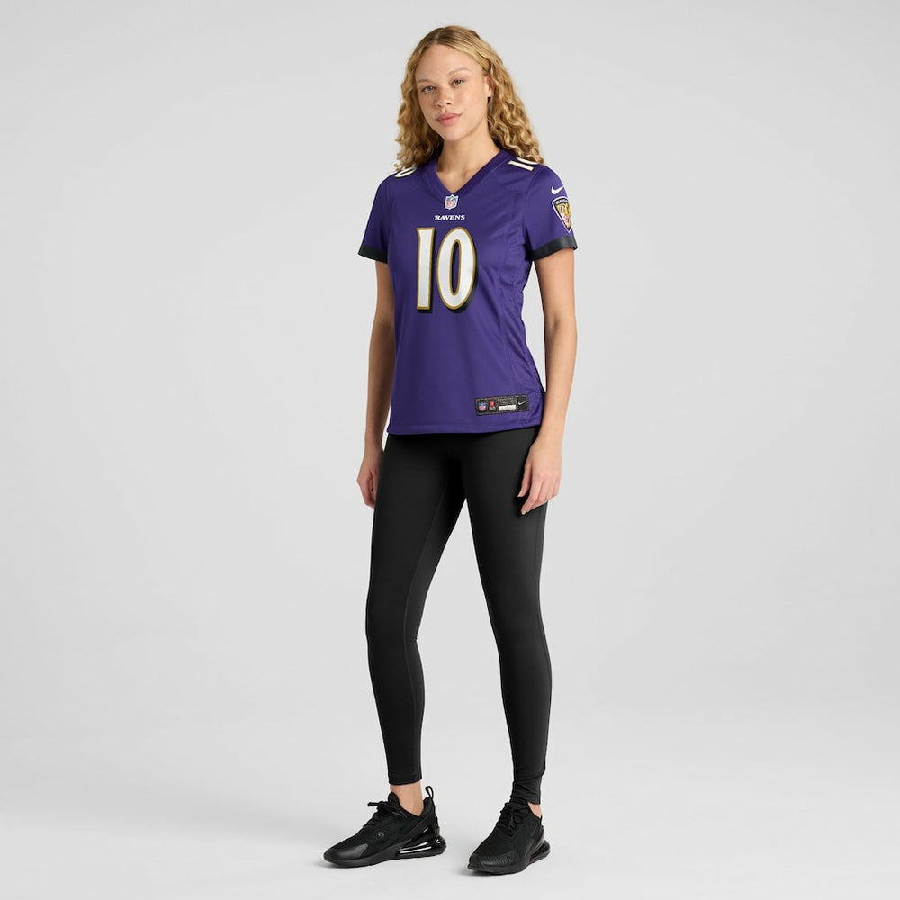 DeAndre Hopkins Baltimore Ravens Women's Team Game Jersey - Purple