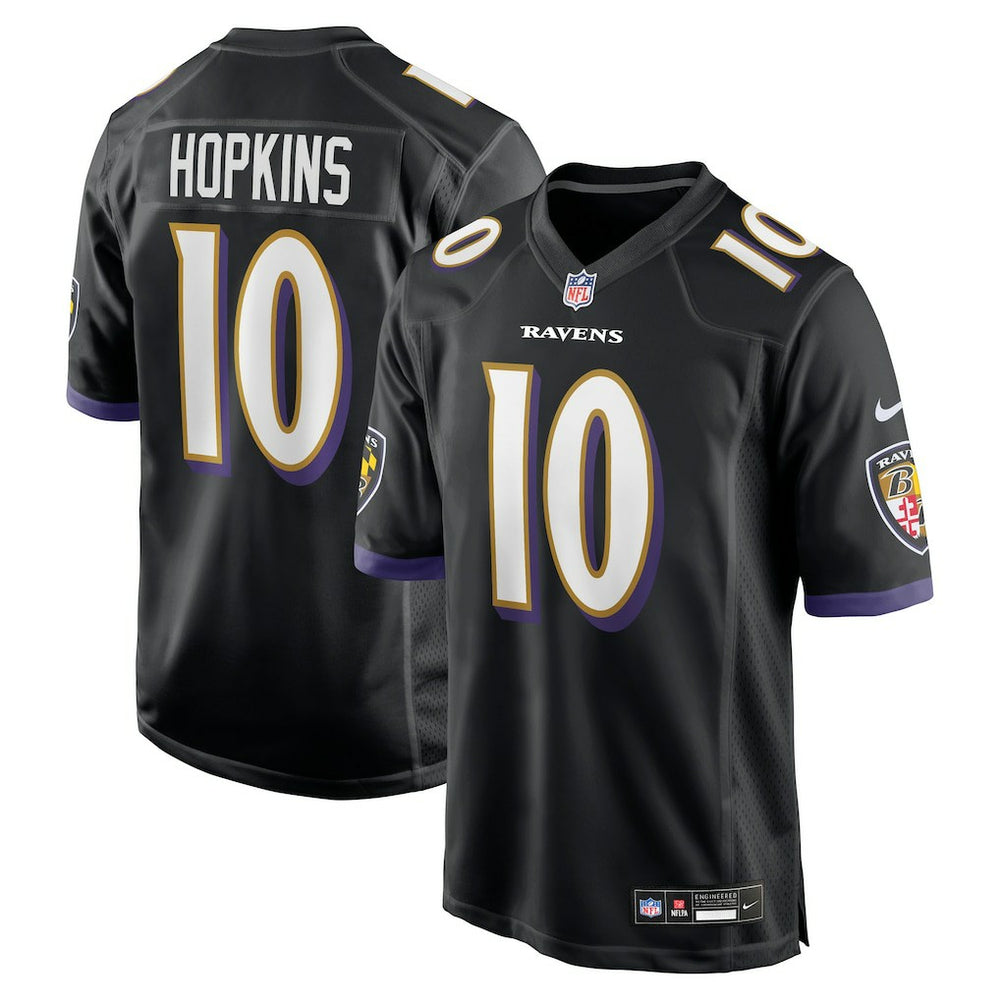 DeAndre Hopkins Baltimore Ravens Alternate Game Jersey - Black