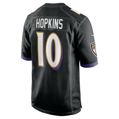 DeAndre Hopkins Baltimore Ravens Alternate Game Jersey - Black