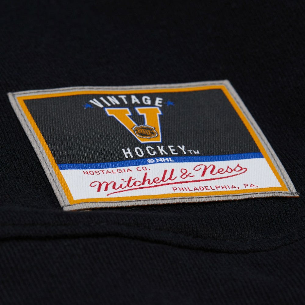Philadelphia Flyers Mitchell & Ness Women's Vintage Crewneck Sweatshirt Black