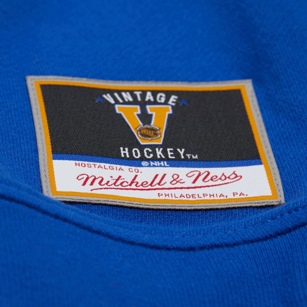St. Louis Blues Mitchell & Ness Women's Vintage Crewneck Sweatshirt Blue