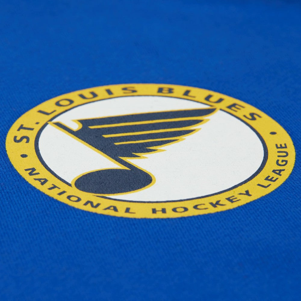 St. Louis Blues Mitchell & Ness Women's Vintage Crewneck Sweatshirt Blue