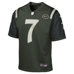 Justin Fields New York Jets Youth 2025 Rivalries Collection Game Jersey - Gotham Green