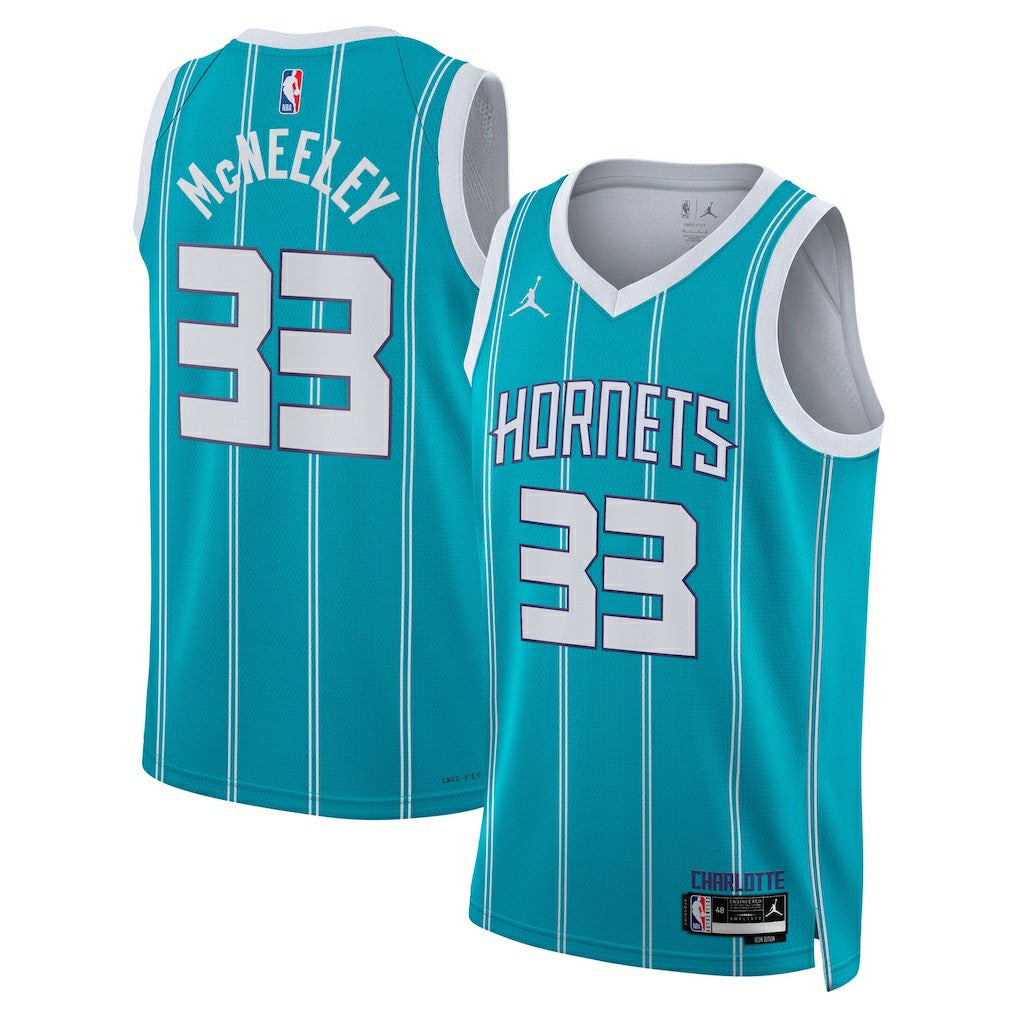 Liam McNeeley Charlotte Hornets Jordan Brand Unisex Swingman Jersey - Teal - Icon Edition discount