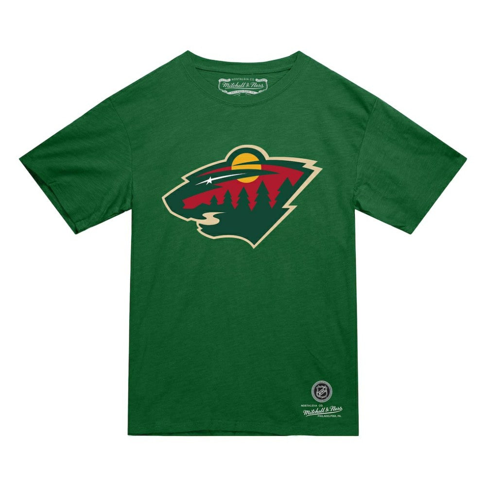 Minnesota Wild Mitchell & Ness Heritage T-Shirt Green
