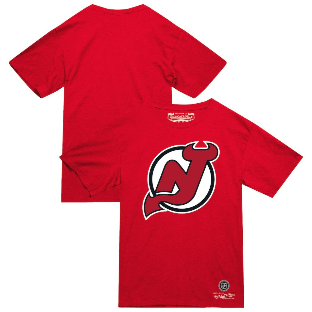 New Jersey Devils Mitchell & Ness Heritage T-Shirt Red