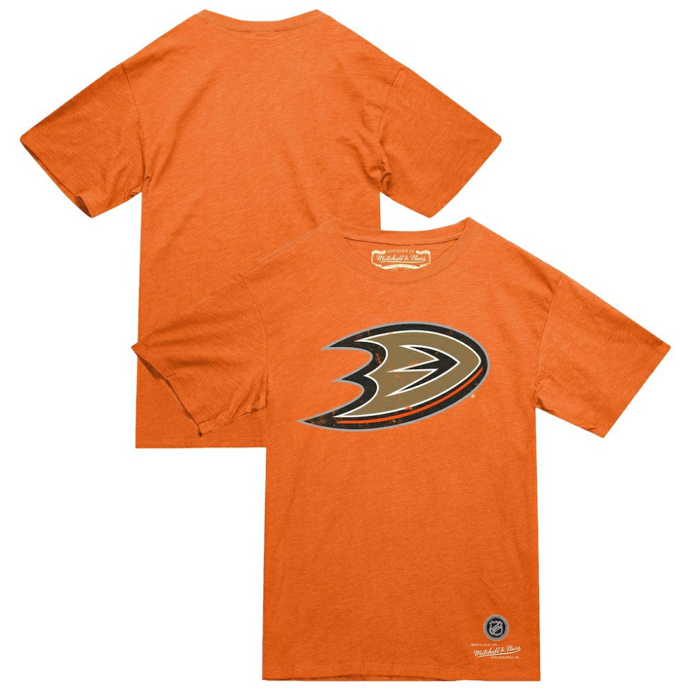 Anaheim Ducks Mitchell & Ness Heritage T-Shirt Orange