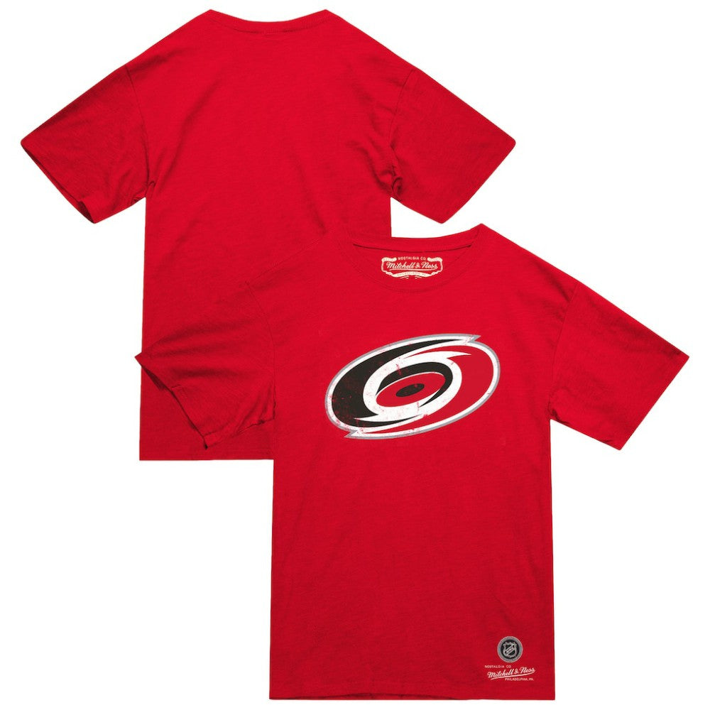 Carolina Hurricanes Mitchell & Ness Heritage T-Shirt Red