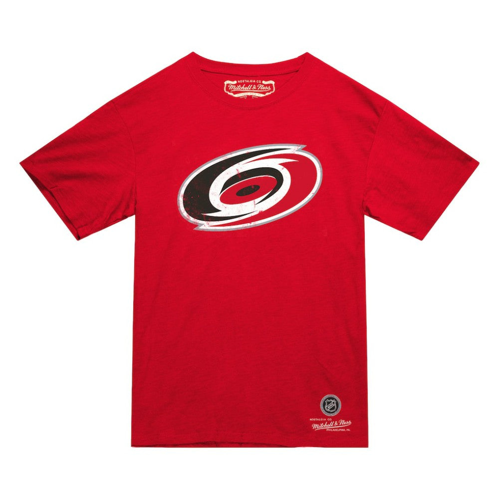 Carolina Hurricanes Mitchell & Ness Heritage T-Shirt Red