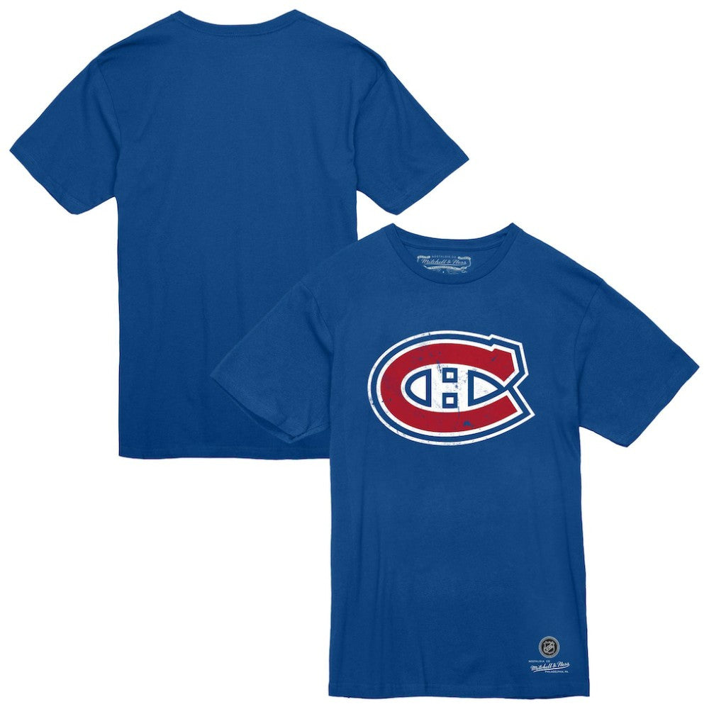 Montreal Canadiens Mitchell & Ness Heritage T-Shirt Blue