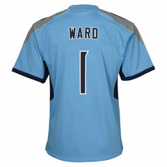 Cameron Ward Tennessee Titans Youth Team Game Jersey - Light Blue