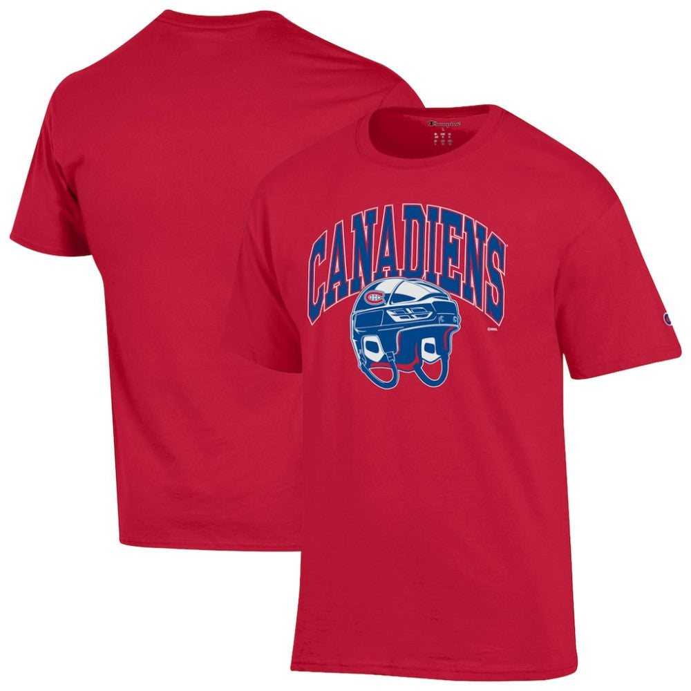 Montreal Canadiens Champion Helmet T-Shirt Red