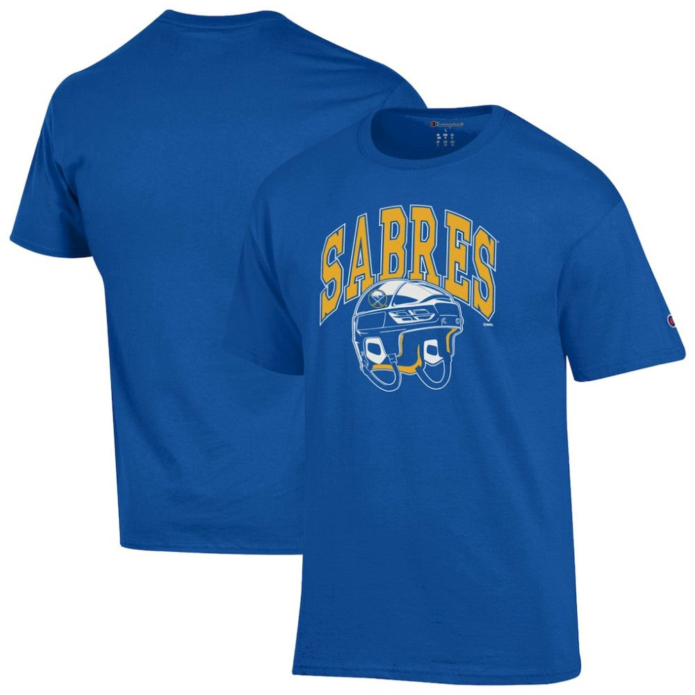 Buffalo Sabres Champion Helmet T-Shirt Royal