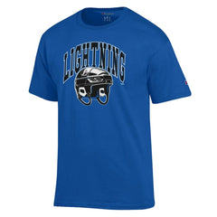 Tampa Bay Lightning Champion Helmet T-Shirt Royal
