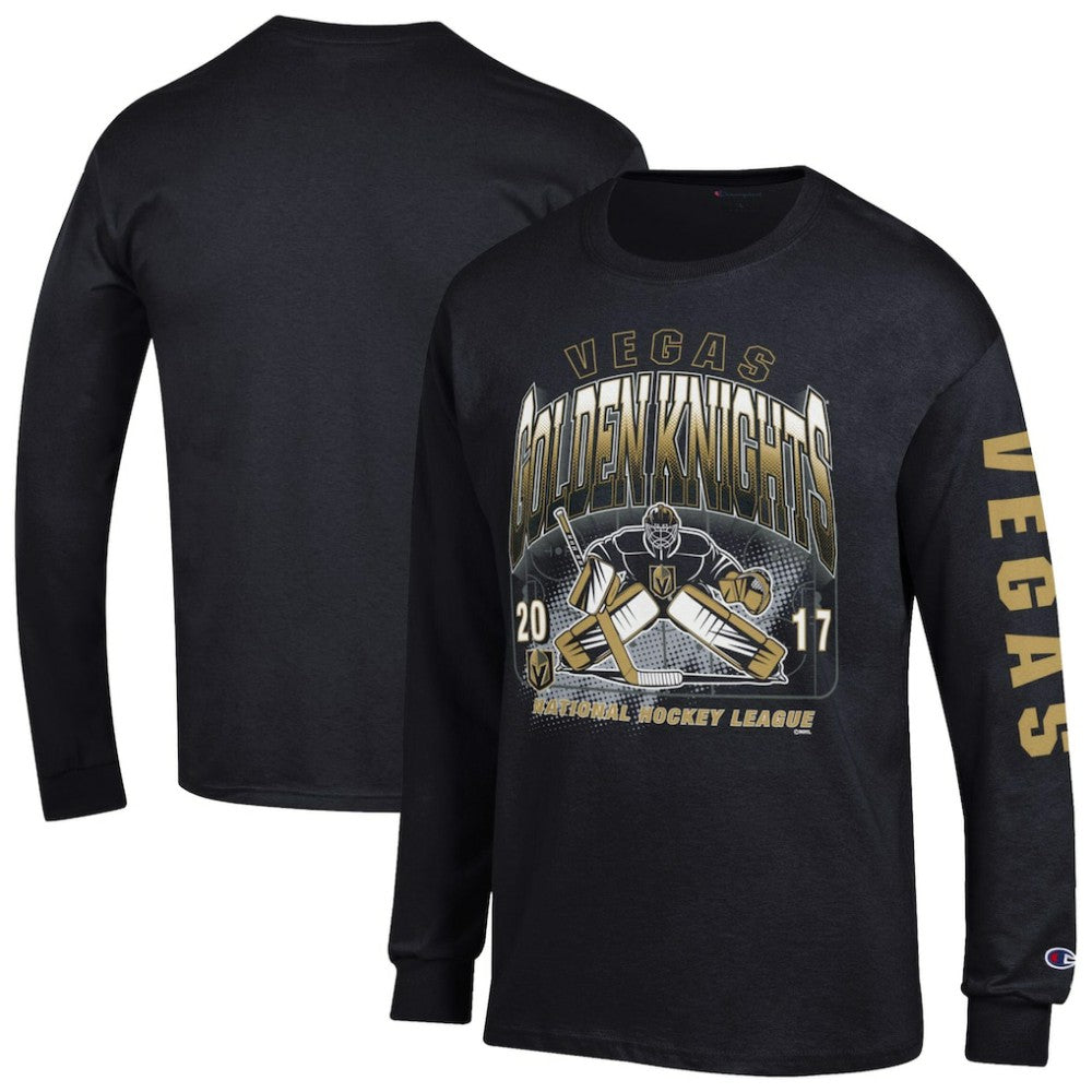Vegas Golden Knights Champion Long Sleeve Jersey T-Shirt Black
