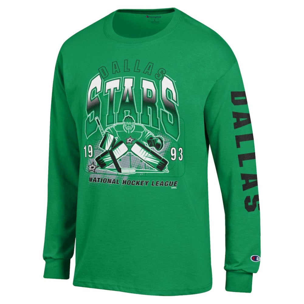 Dallas Stars Champion Long Sleeve Jersey T-Shirt Kelly Green