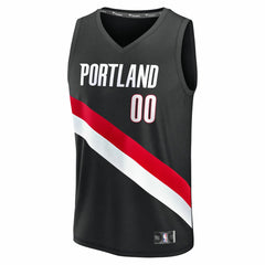 Portland Trail Blazers Fast Break Replica Custom Jersey - Icon Edition - Black