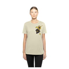 San Diego Padres Women's Stars & Cap T-Shirt Cream | New Era