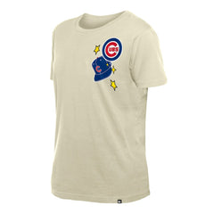 Chicago Cubs Women's Stars & Cap T-Shirt Cream | New Era