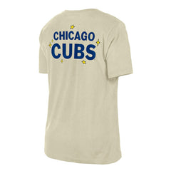 Chicago Cubs Women's Stars & Cap T-Shirt Cream | New Era
