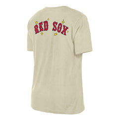 Boston Red Sox Women's Stars & Cap T-Shirt Cream | New Era