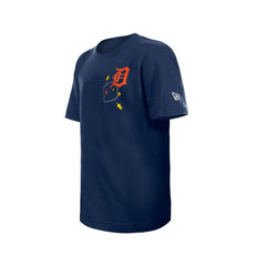 Detroit Tigers Youth Stars & Cap T-Shirt Navy | New Era