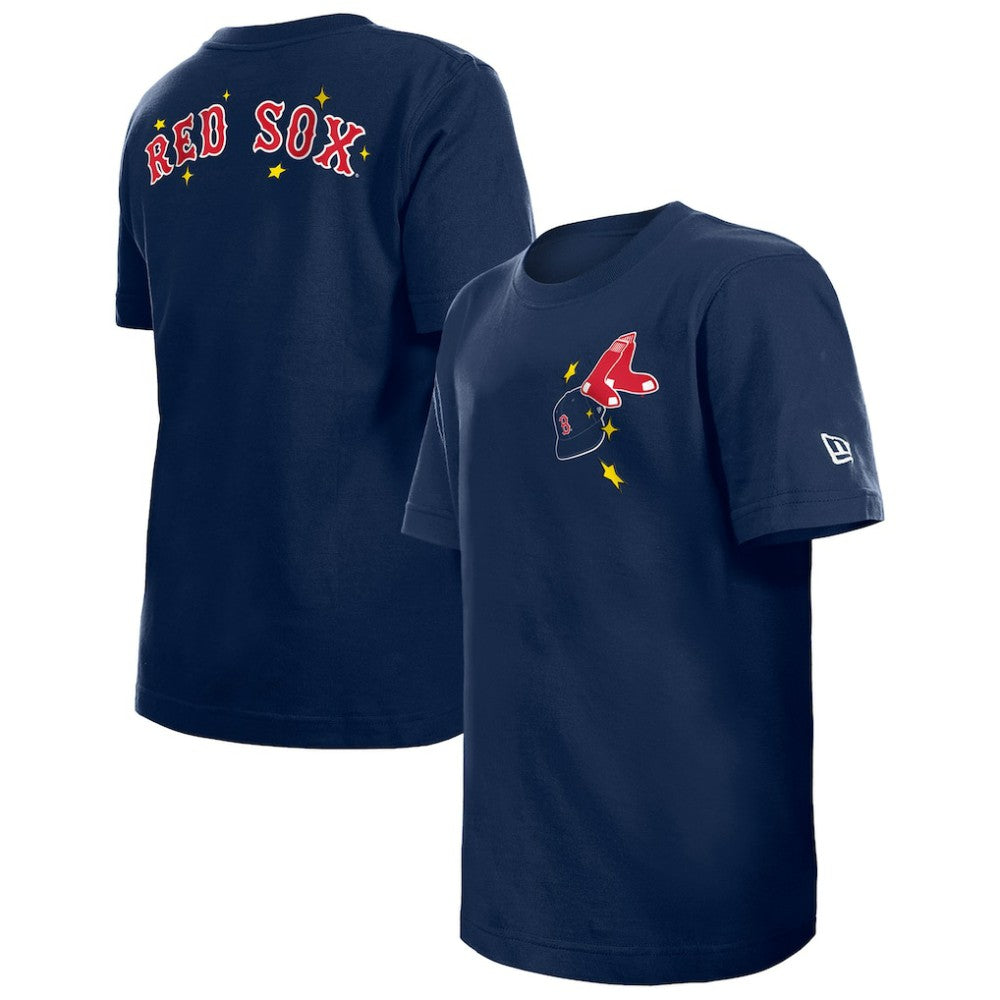 Boston Red Sox Youth Stars & Cap T-Shirt Navy | New Era
