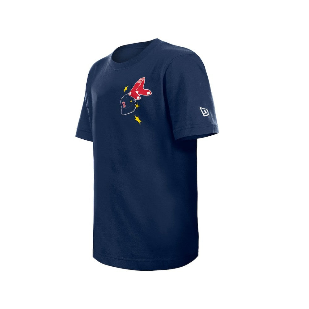 Boston Red Sox Youth Stars & Cap T-Shirt Navy | New Era