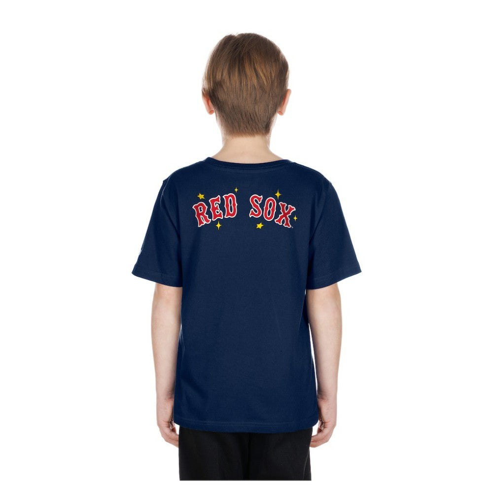 Boston Red Sox Youth Stars & Cap T-Shirt Navy | New Era