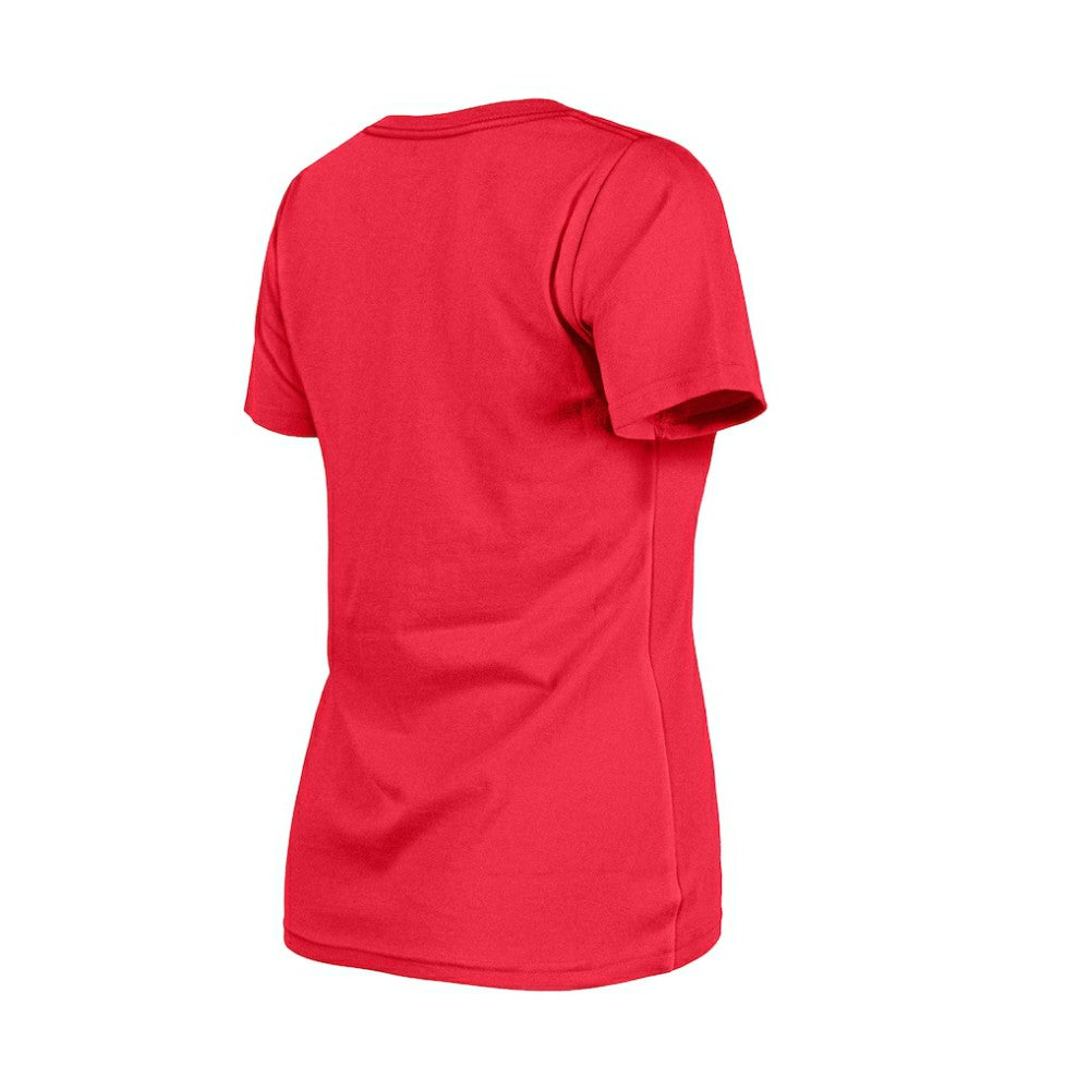 Philadelphia Phillies Women's Little Miss 2 V-Neck T-Shirt Red | New Era