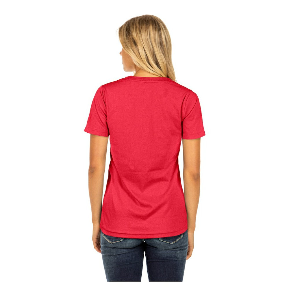 Philadelphia Phillies Women's Little Miss 2 V-Neck T-Shirt Red | New Era