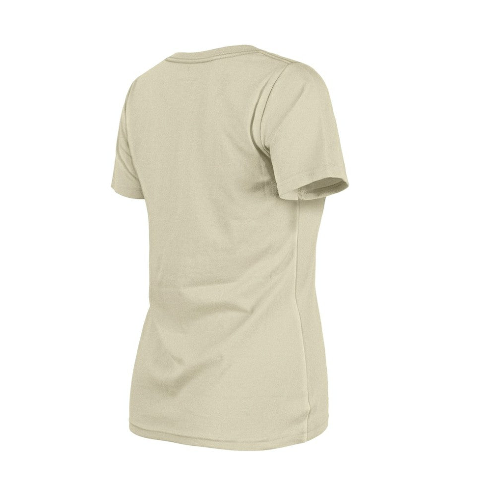 San Diego Padres Women's Little Miss 2 V-Neck T-Shirt Sand | New Era
