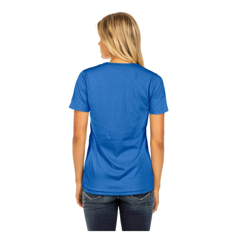 Chicago Cubs Women's Little Miss 2 V-Neck T-Shirt Royal | New Era