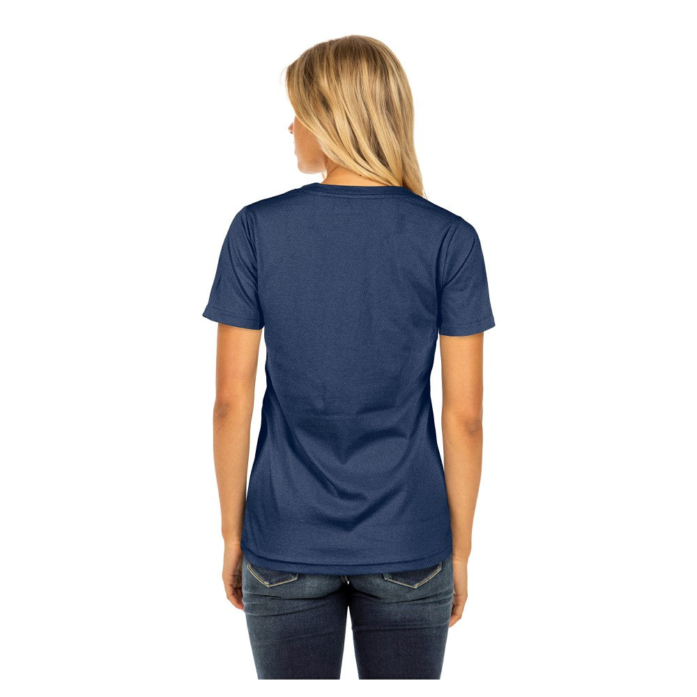 Milwaukee Brewers Women's Little Miss 2 V-Neck T-Shirt Navy | New Era