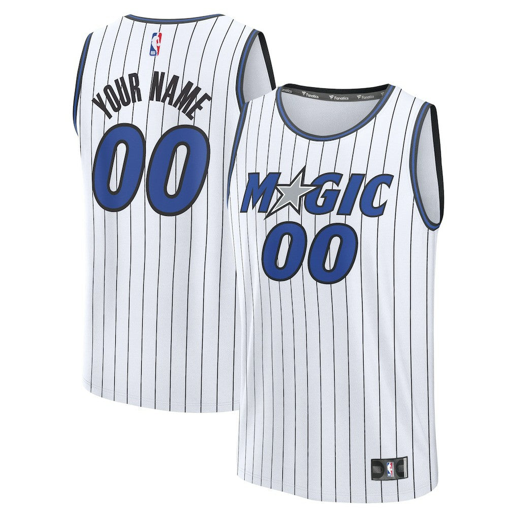 Orlando Magic Fast Break Replica Custom Jersey - Association Edition - White