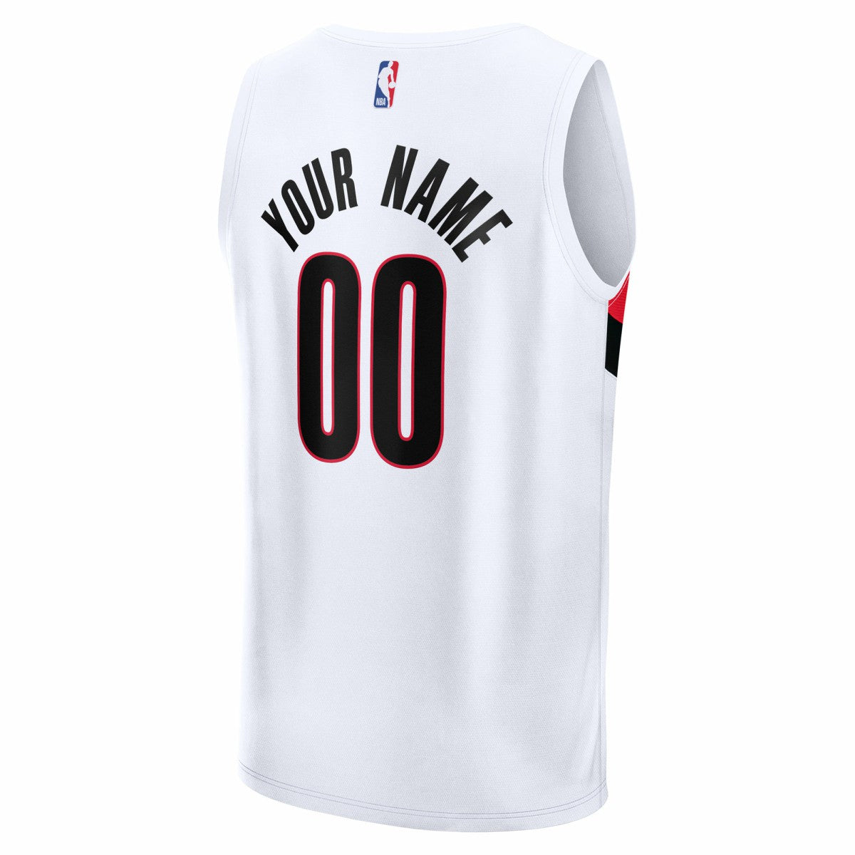 Portland Trail Blazers Fast Break Replica Custom Jersey - Association Edition - White