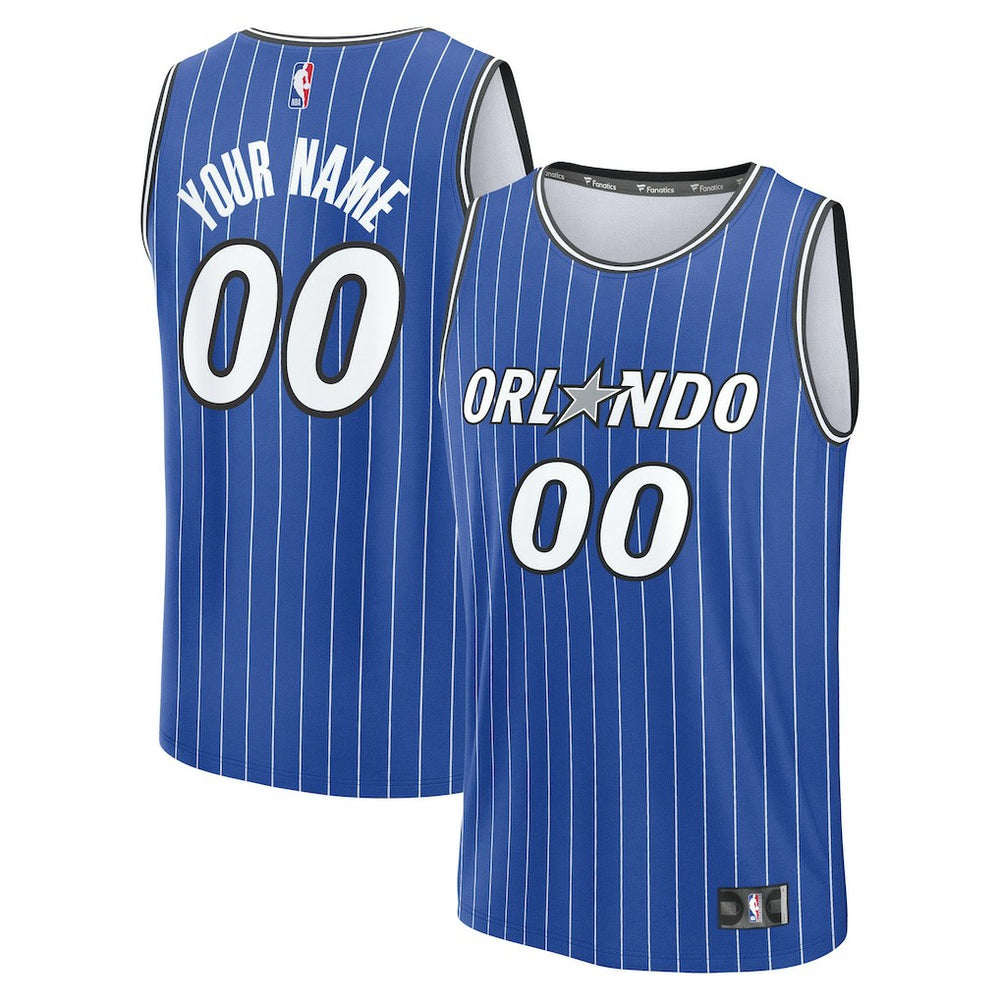 Orlando Magic Youth Fast Break Replica Custom Jersey - Icon Edition - Blue