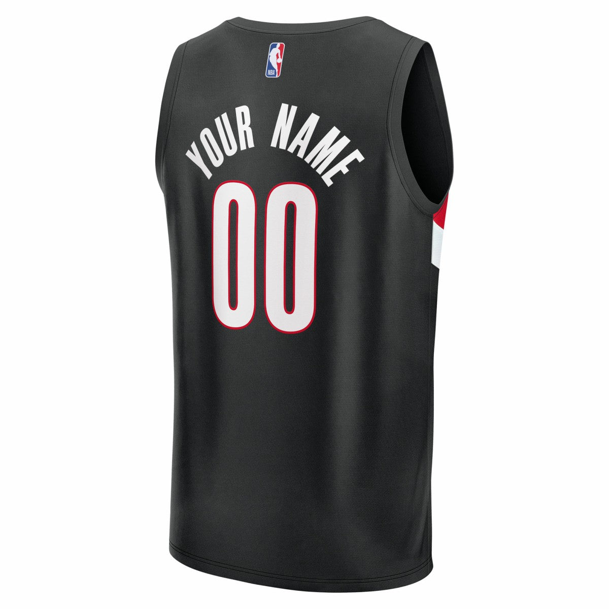 Portland Trail Blazers Youth Fast Break Replica Custom Jersey - Icon Edition - Black