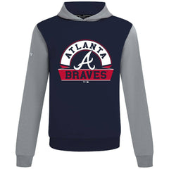 Atlanta Braves Levelwear Throwback Ultimate Banner Arch Hoodie Navy