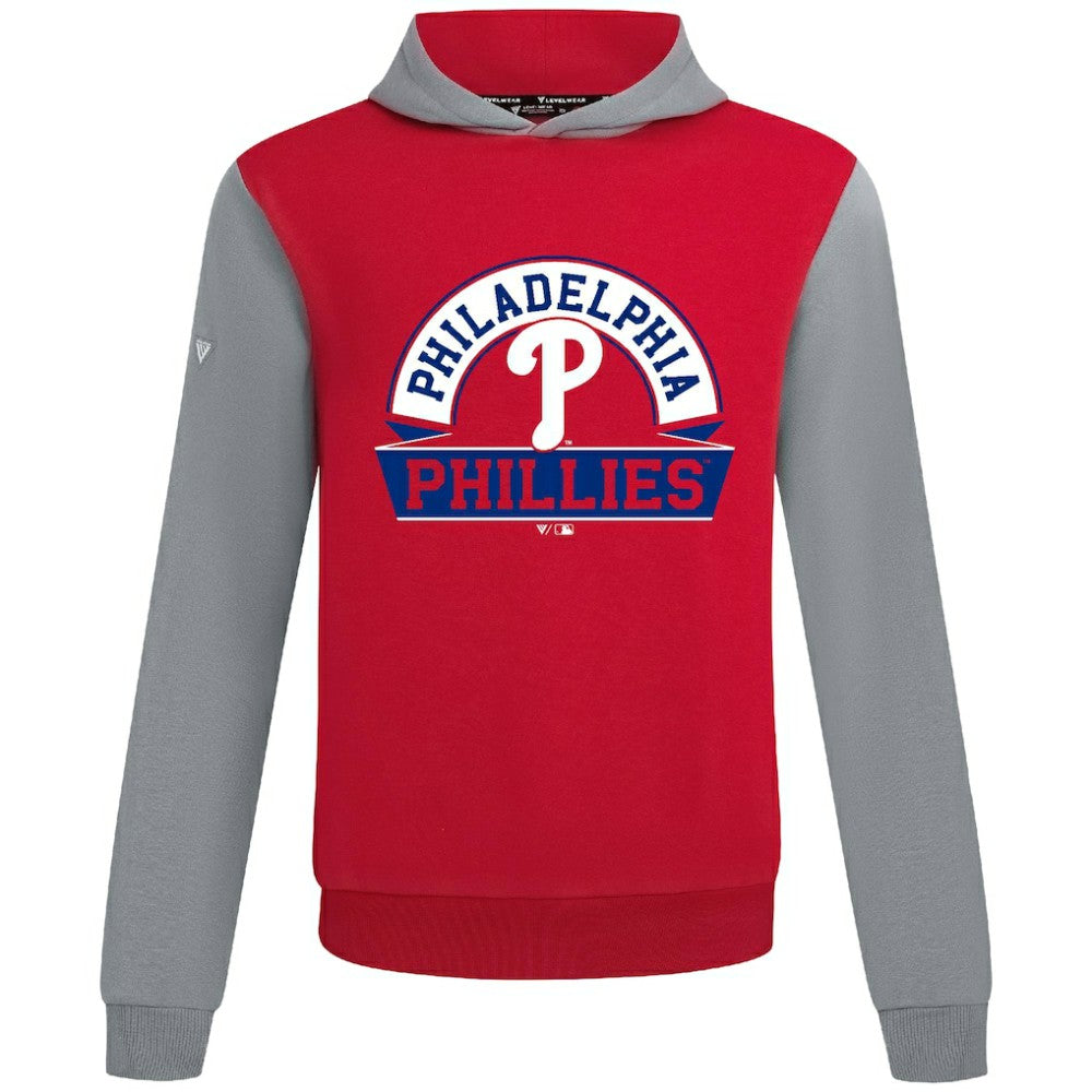Philadelphia Phillies Levelwear Throwback Ultimate Banner Arch Hoodie Red