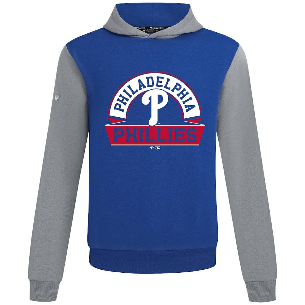 Philadelphia Phillies Levelwear Throwback Ultimate Banner Arch Hoodie Royal