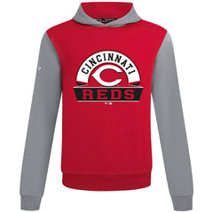Cincinnati Reds Levelwear Throwback Ultimate Banner Arch Hoodie Red