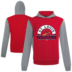 St. Louis Cardinals Levelwear Throwback Ultimate Banner Arch Hoodie Red