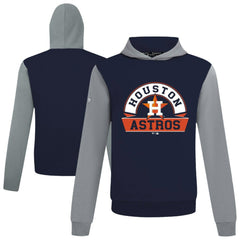 Houston Astros Levelwear Throwback Ultimate Banner Arch Hoodie Navy