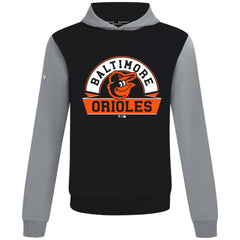 Baltimore Orioles Levelwear Throwback Ultimate Banner Arch Hoodie Black