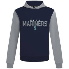 Seattle Mariners Levelwear Throwback Carve Ultimate Hoodie College Navy